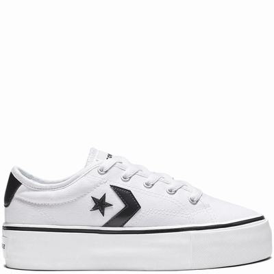 Női Converse Star Replay Platform Platform Cipő CO6390158 Fekete/Fehér